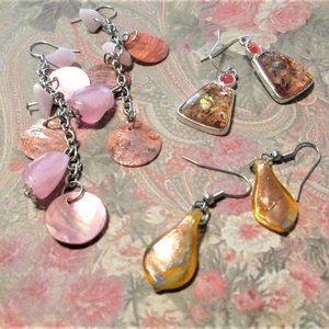 Pink Orange Fun Earring Collection